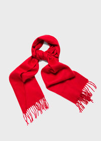 Paul Stuart Cashmere Solid Color Scarf with Embroidered Logo, thumbnail 46