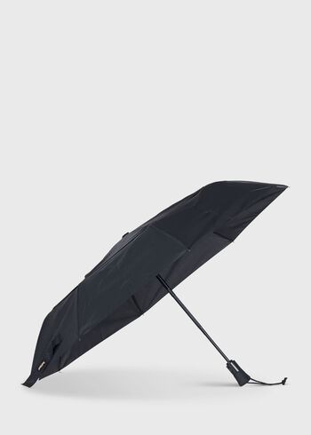Paul Stuart Black Windproof Umbrella