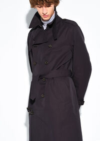 Paul Stuart Double Breasted Cotton Trench Coat, thumbnail 4