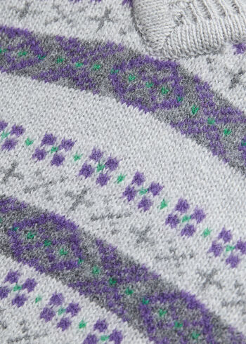 Paul Stuart Wool Fair Isle Sleeveless Pullover