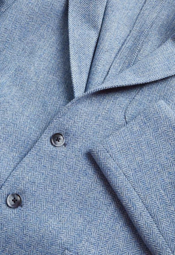 Paul Stuart Shetland Wool Herringbone Jacket, image 3
