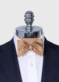Paul Stuart Printed Silk Small Floral Bow Tie, thumbnail 2