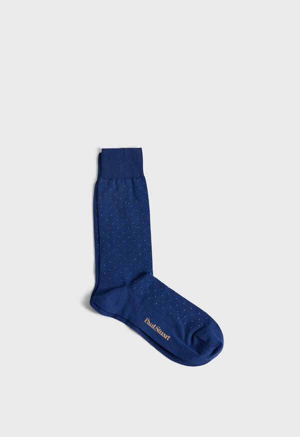 Paul Stuart Cotton Dot Sock, image 1