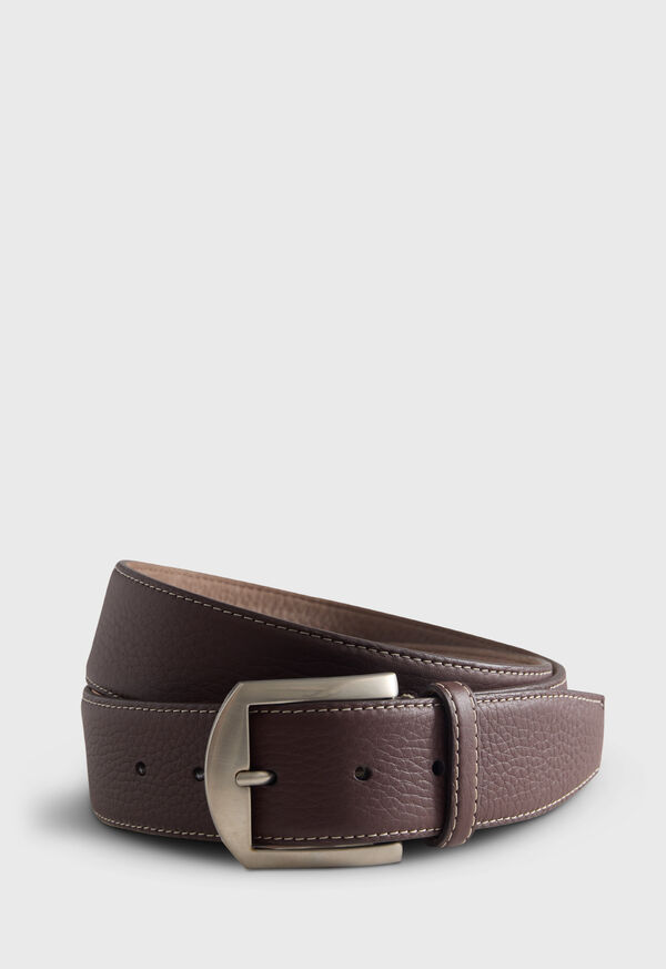 Paul Stuart Lagun Grain Leather Belt, image 1