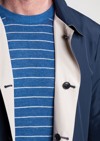 Paul Stuart Reversible Microfiber Trench, thumbnail 8