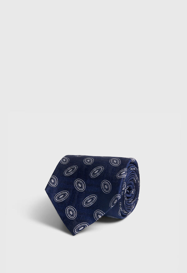 Paul Stuart Woven Silk Oval Deco Tie, image 1