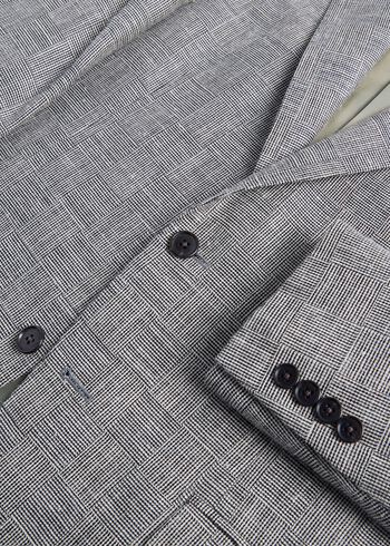 Paul Stuart Lightweight Silk & Linen Parquet Jacket