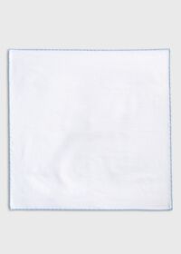 Paul Stuart Handkerchief with Contrast Border, thumbnail 2