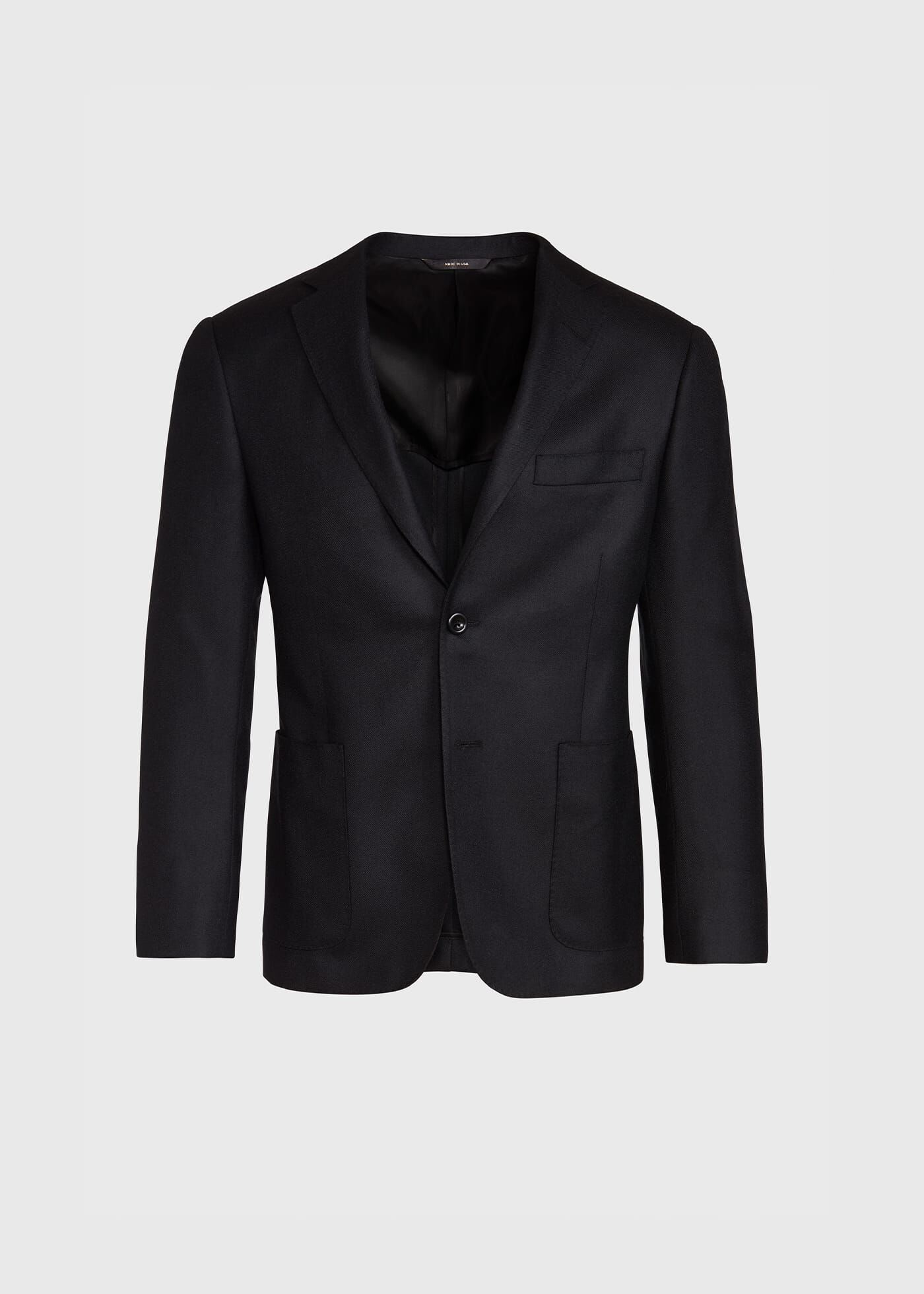 Black cashmere sport jacket hot sale