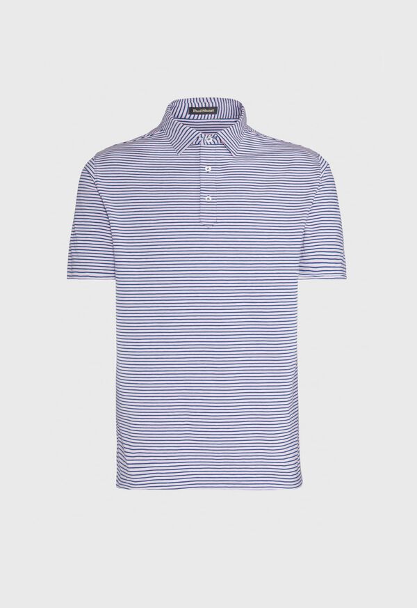 Paul Stuart Cotton Blend Stripe Polo, image 2