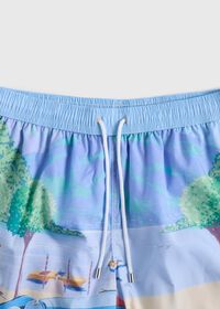 Paul Stuart Lake Como Vintage Car Swim Trunk, thumbnail 2