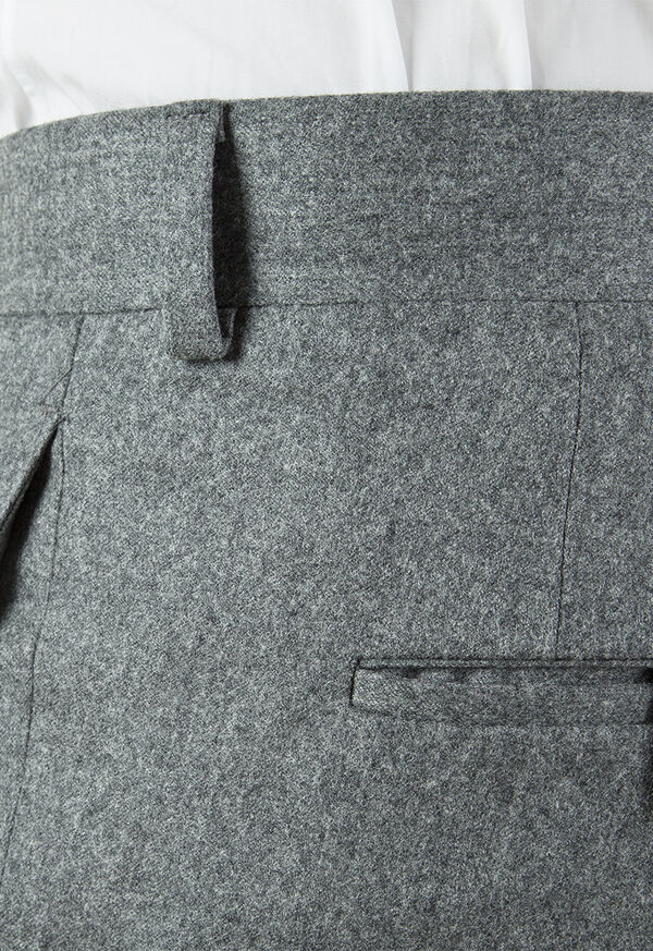 Paul Stuart Solid Flannel Manhattan Plain Front Pant, image 3