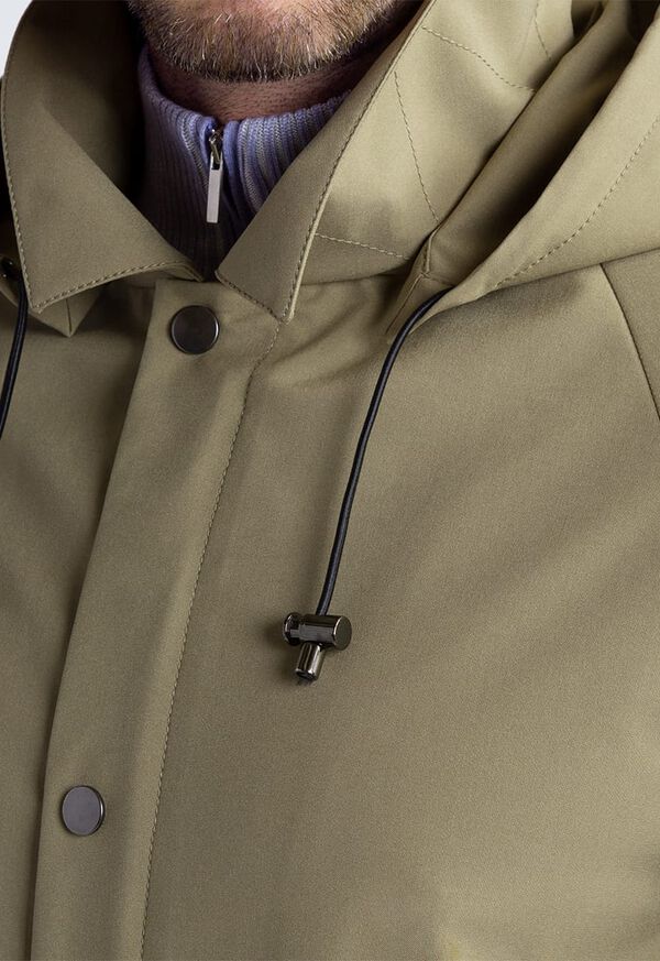 Paul Stuart Snap Front Hooded Raincoat, image 3