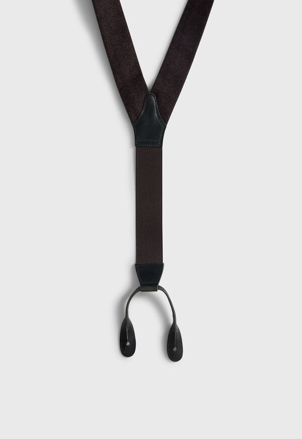 Paul Stuart Leather Trim Suspenders, image 3