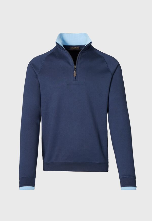 Paul Stuart Pima Cotton 1/2 Zip Sweater, image 2