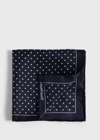Paul Stuart Printed Silk Dot Pocket Square, thumbnail 1
