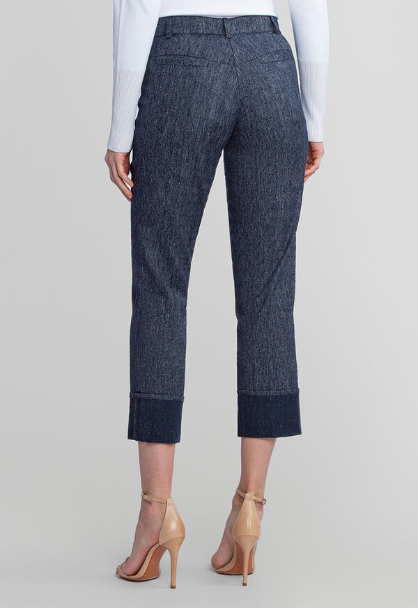 Paul Stuart Denim Pant with Cuff Detail, image 2