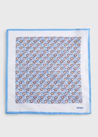 Paul Stuart Linen & Cotton Spring Floral Pocket Square, thumbnail 3