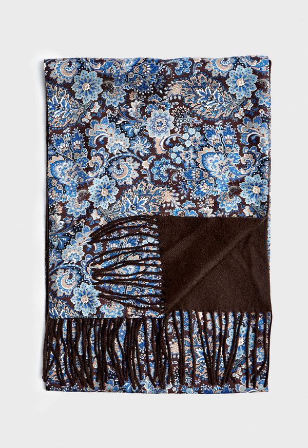 Paul Stuart Reversible Floral Scarf, image 1