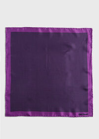 Paul Stuart Silk Twill Micro Medallion Pocket Square, thumbnail 2