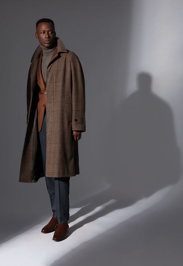 Paul Stuart Brown Silk & Wool Jacket Look, image 1
