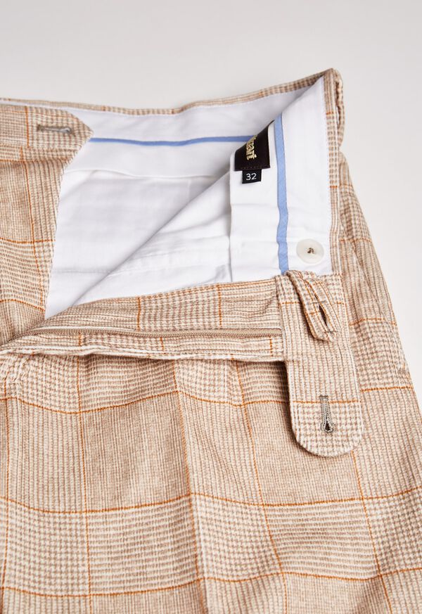 Paul Stuart Plaid Print Corduroy Pant, image 2