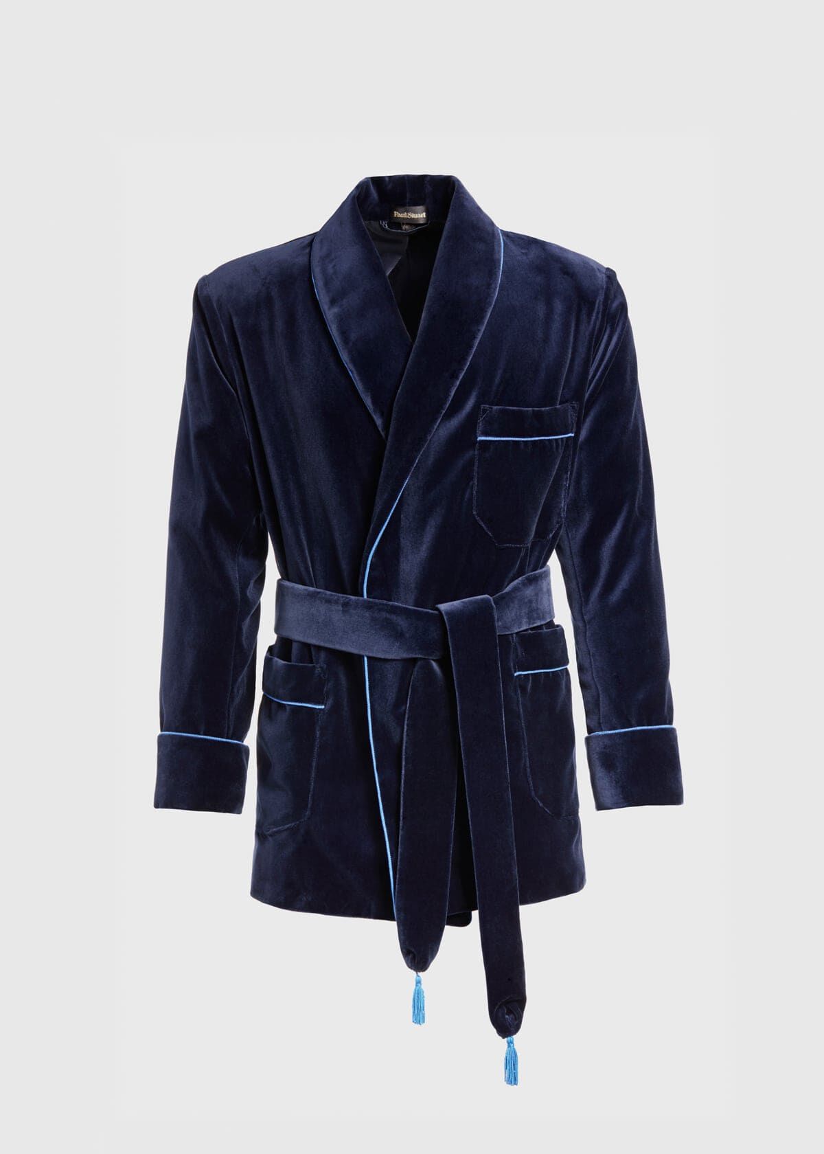 Blue velvet smoking clearance jacket