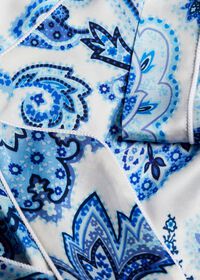 Paul Stuart Paisley Silk Robe, thumbnail 2
