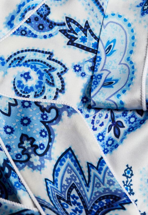 Paul Stuart Paisley Silk Robe, image 2