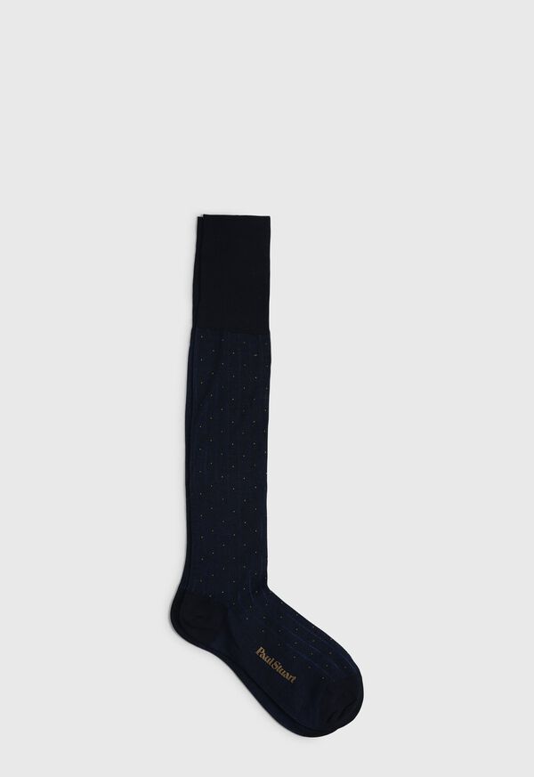 Paul Stuart Vanise Stripe & Dot Sock, image 1