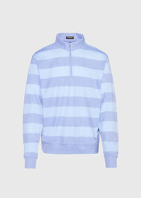 Paul Stuart Pique Rugby Stripe Performance Pullover, thumbnail 1