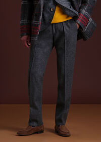 Paul Stuart Shetland Wool French Pleat Trouser, thumbnail 2