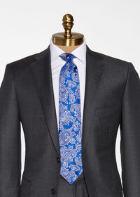 Paul Stuart Satin Paisley Tie, thumbnail 2