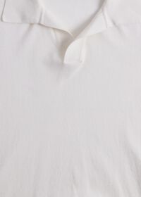 Paul Stuart Cotton Johnny Collar Knit Shirt, thumbnail 2