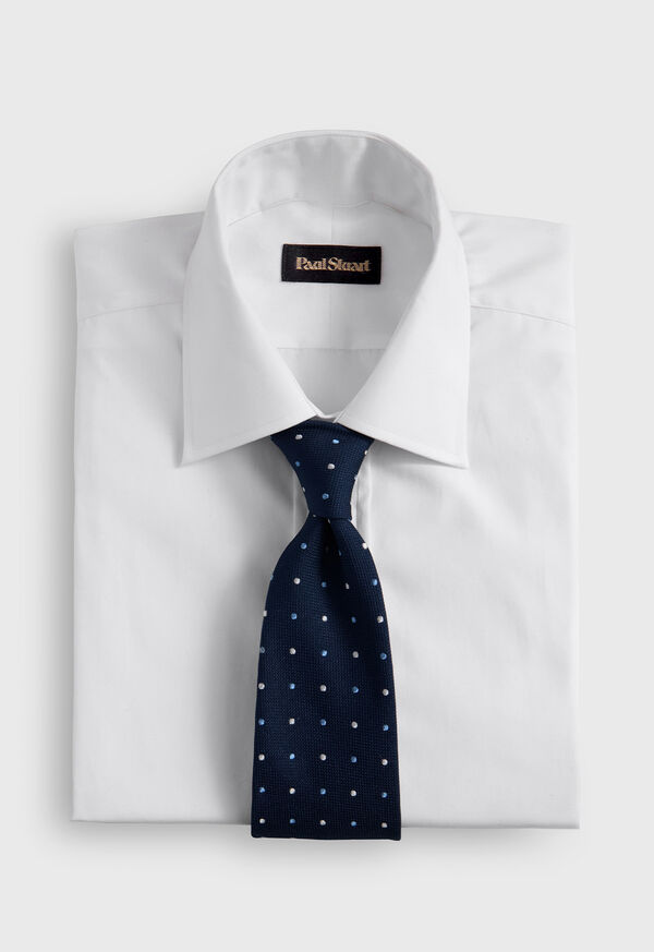 Paul Stuart Silk&nbsp;Woven Dot Tie, image 2
