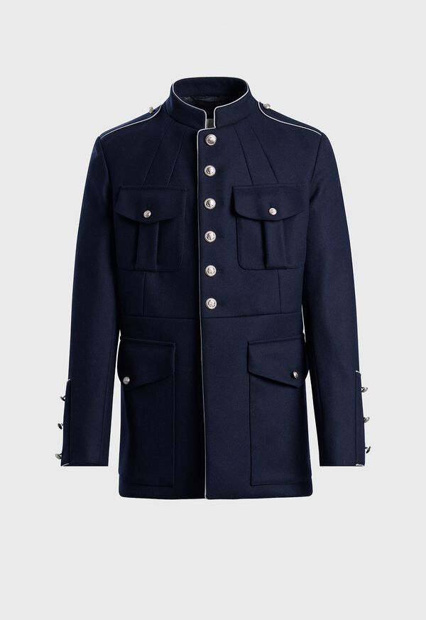 Paul Stuart Wool Military Style Jacket, image 1