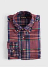 Paul Stuart Exaggerated Plaid Flannel Sport Shirt, thumbnail 1