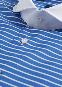 Paul Stuart Round Collar Horizontal Stripe Dress Shirt, thumbnail 2