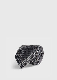 Paul Stuart Woven Silk Large Plaid Tie, thumbnail 1