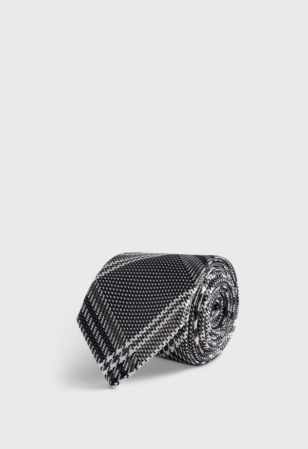 Paul Stuart Woven Silk Large Plaid Tie, image 1