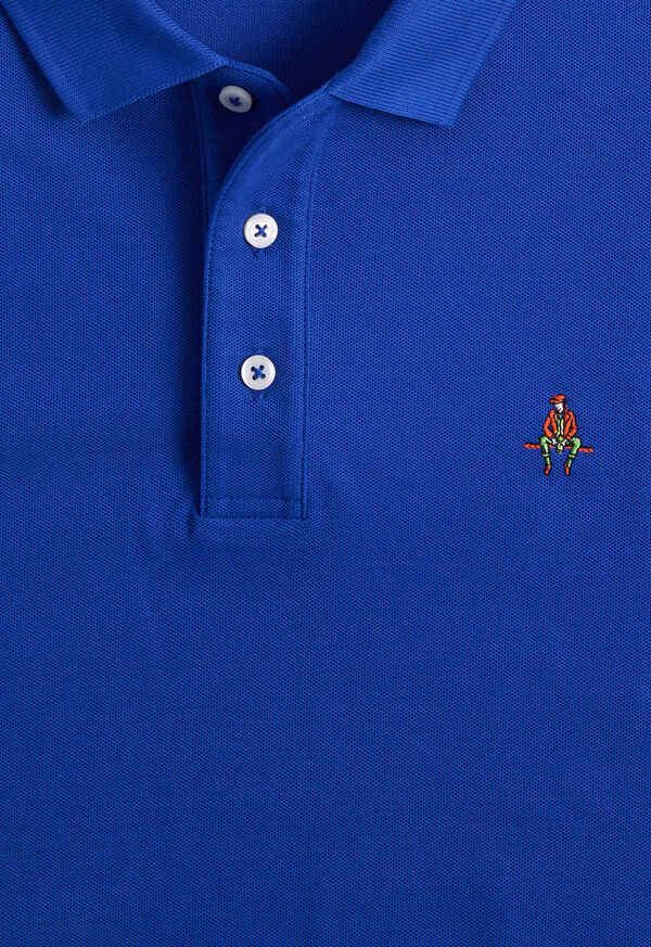 Paul Stuart Cotton Piqué Logo Polo, image 2