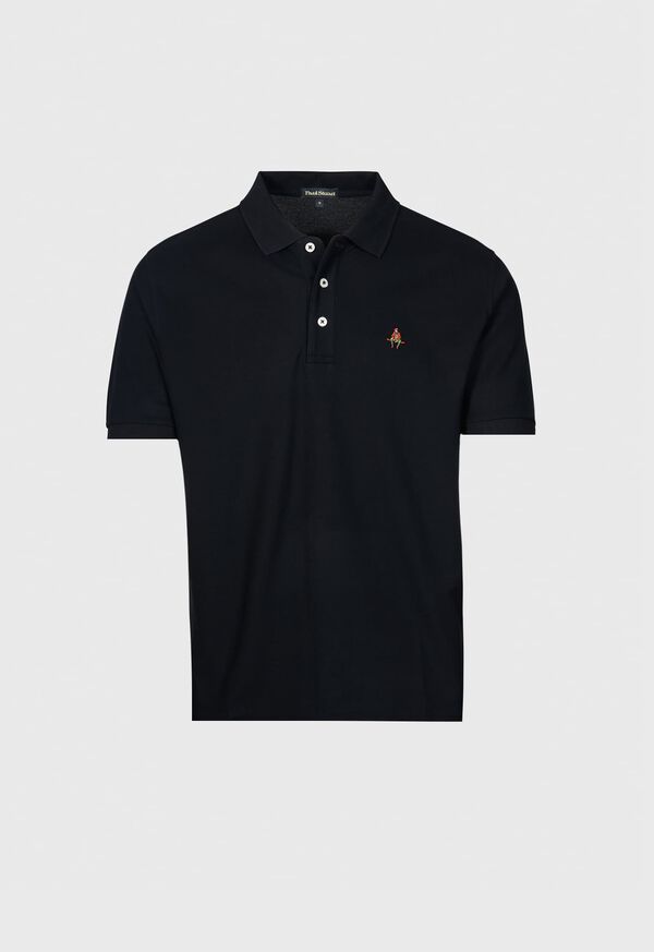 Paul Stuart Cotton Piqué Logo Polo, image 1