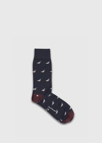 Paul Stuart Duck Motif Wool Sock, thumbnail 1