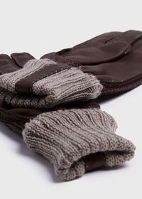 Paul Stuart Deerskin Glove with Cashmere Ribbed Cuff, thumbnail 2
