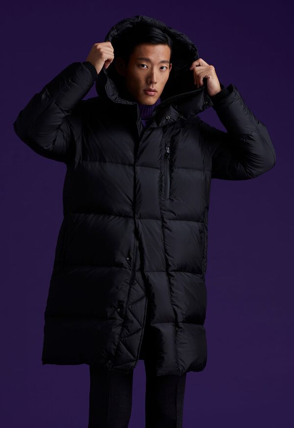 Paul Stuart Long Hooded Puffer Coat, image 8
