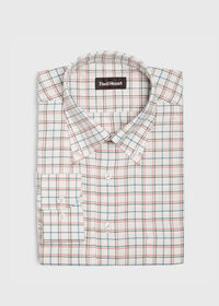 Paul Stuart Double Tattersall Flannel Sport Shirt, thumbnail 1