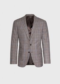 Paul Stuart Phillip Fit Mink Plaid Wool Suit, thumbnail 4