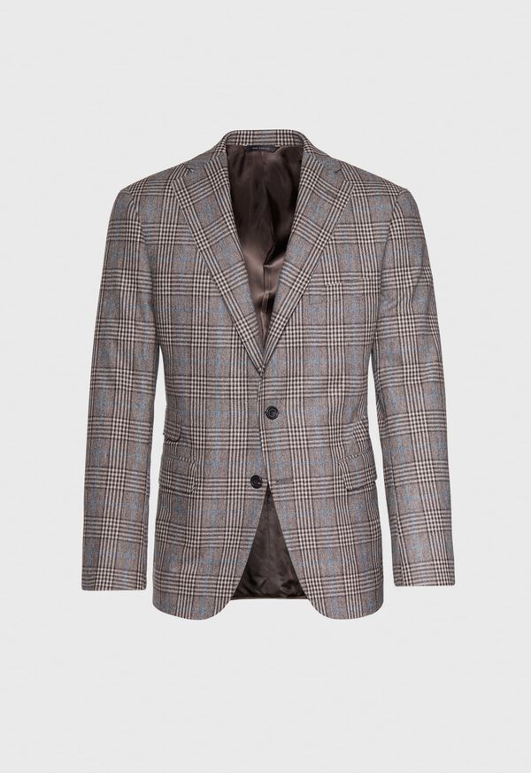Paul Stuart Phillip Fit Mink Plaid Wool Suit, image 4