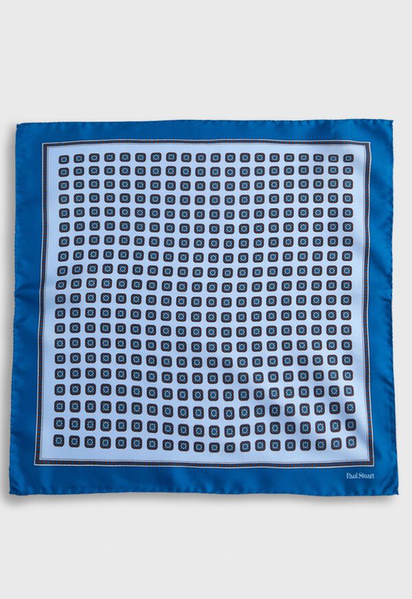 Paul Stuart Silk Small Medallion Pocket Square, image 2