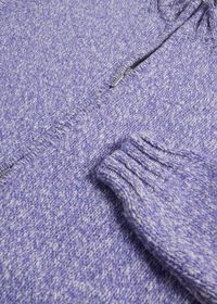 Paul Stuart Wool & Cashmere Marled Zip Cardigan, thumbnail 2